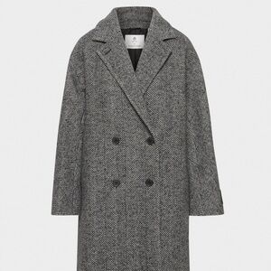 Aritzia/Babaton Slouch Coat Herringbone